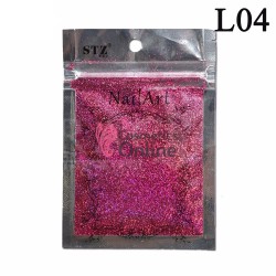 Decor pentru unghii NADP030CC sclipici Laser Holografic  Magenta
